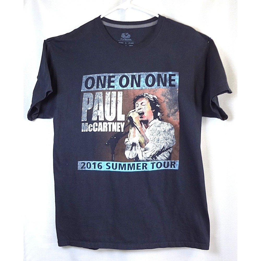 Paul McCartney‎ 2016 One On One Summer Tour T Shirt Fruit Loom L